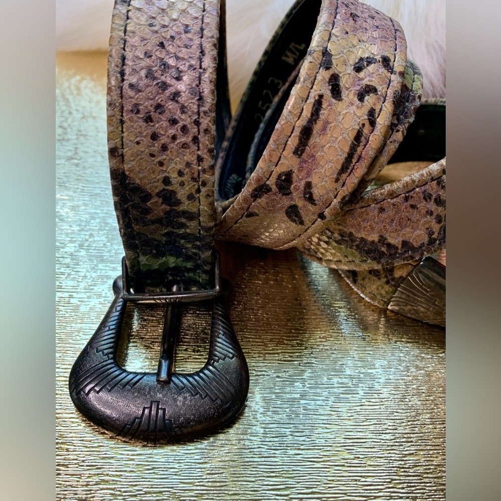 ⭐️Genuine snakeskin belt. in colors/woman⭐️#SERPIC